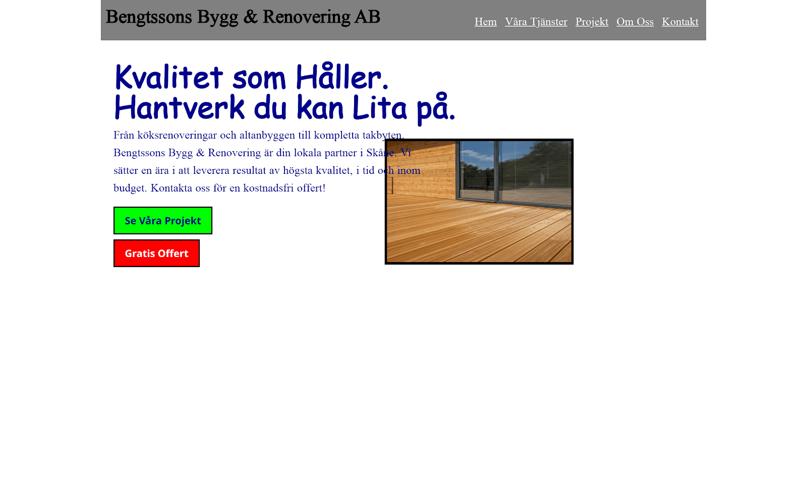 Typisk standardlösning